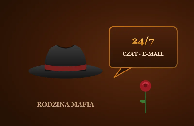Rodzina Mafia Kasyno Kapelusz, róża i dymek czatu 24/7 – wsparcie Mafia Kasyno